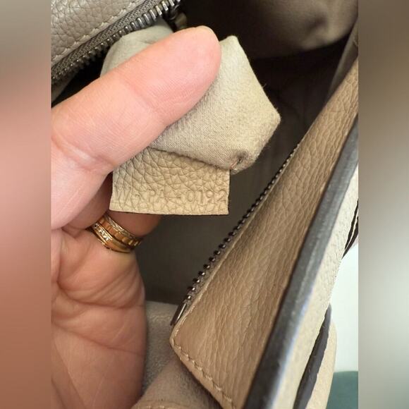 Celine Tan calfskin leather Mini Dune tote bag - Picture 10 of 11